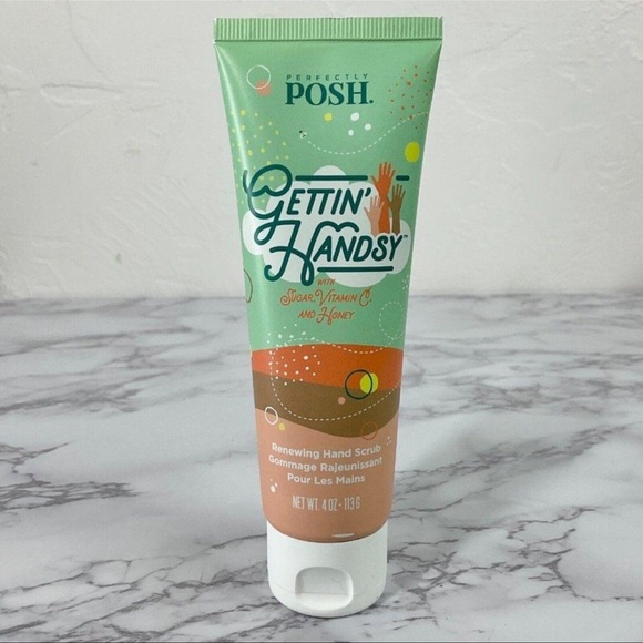 Perfectly Posh-GETTIN’ HANDSY~renewing hand scrub~ New Sealed bottle - Picture 1 of 7